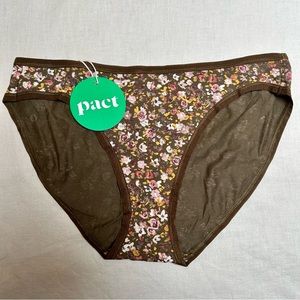 NEW Never Worn Organic Cotton Underwear by PACT - Bikini Style, Medium
